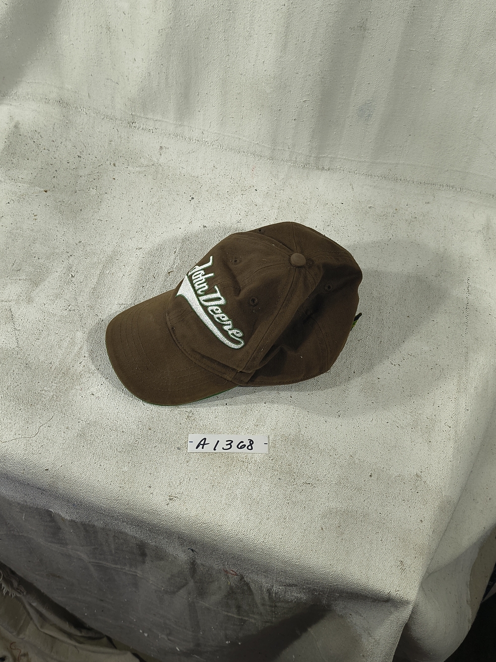 Kids 4T - 5T John Deere Brown Baseball Cap with Embroidered Logo